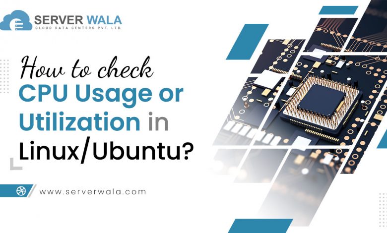 How to Check CPU Usage or Utilization in Linux/Ubuntu?