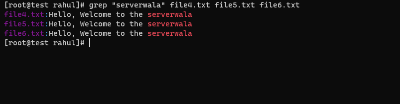 grep "important" file1.txt file2.txt file3.txt