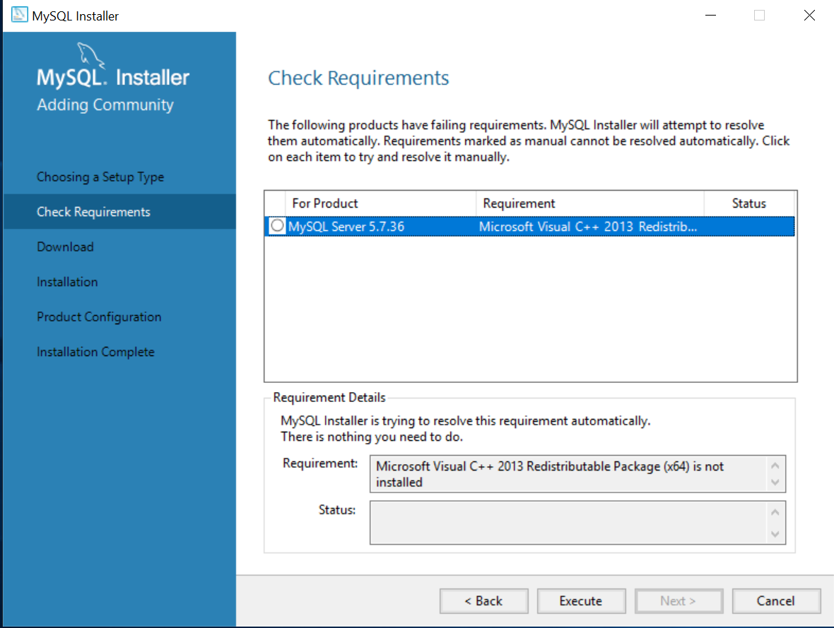 Install MySQL on Windows 10 Pro 64-bit