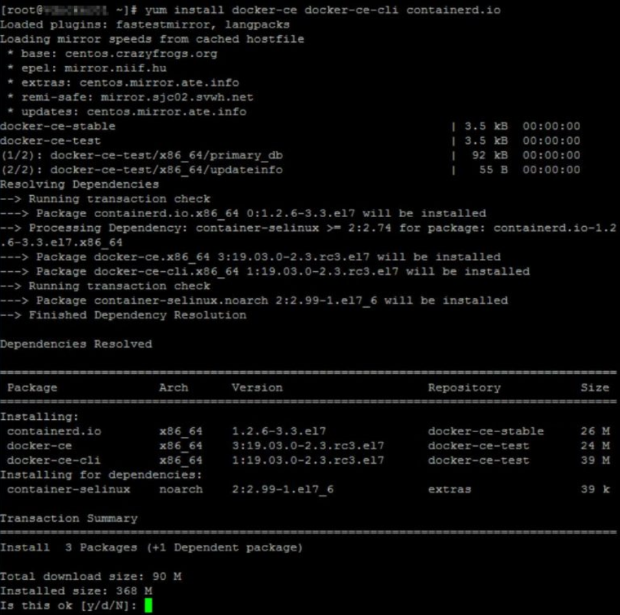 Install Docker On CentOS Using Yum