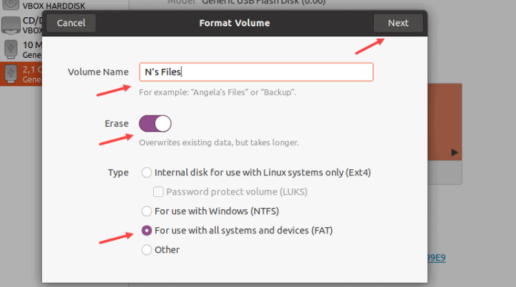 Format USB Using Disk Utility 