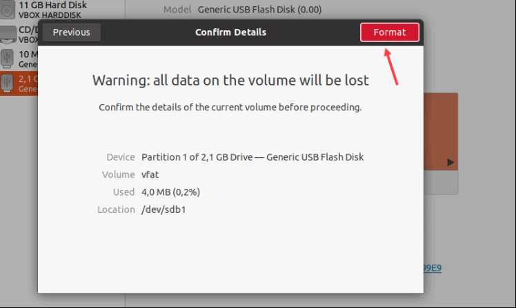 Format USB Using Disk Utility 