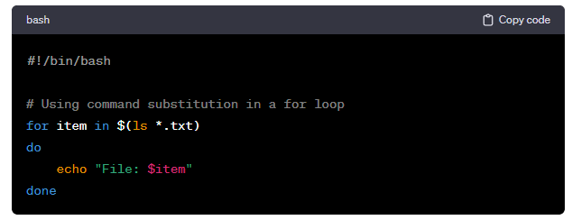 Bash For Loop Examples