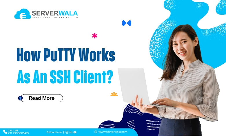 How does PuTTY work as an SSH Client?