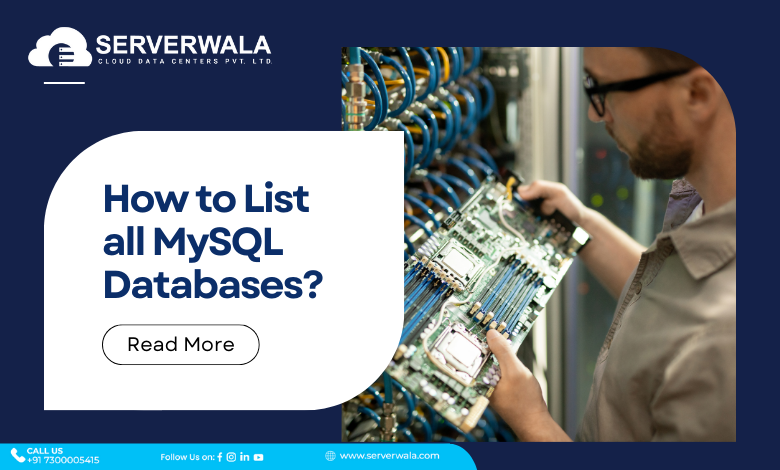 List all MySQL Databases