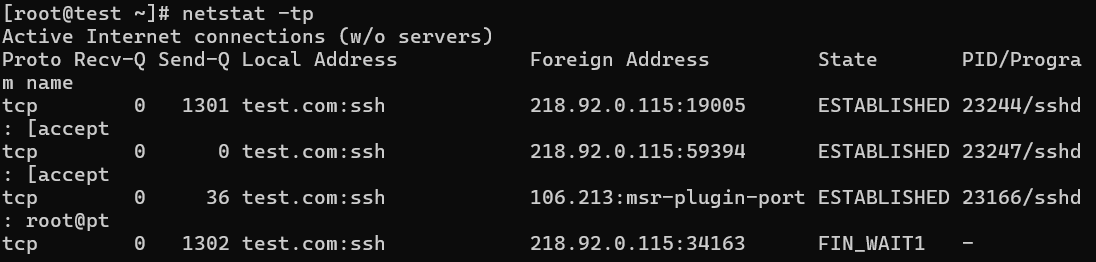 List of Netstat Commands with examples