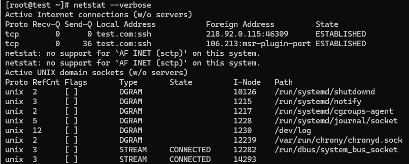 List of Netstat Commands with examples