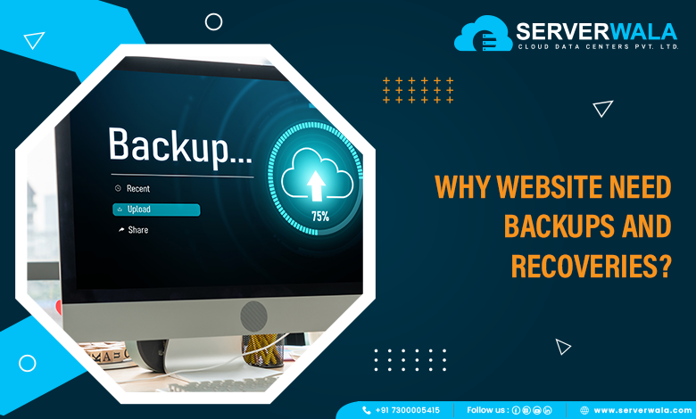 Why do Websites need backups and recoveries?