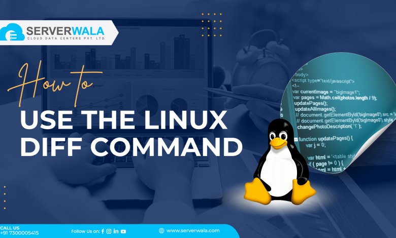 How to use the Linux diff command