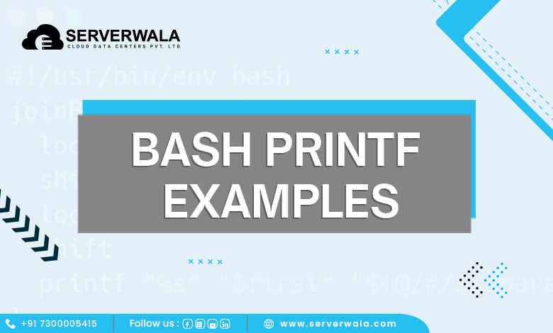 Bash printf Examples