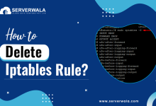 How to delete iptables rule